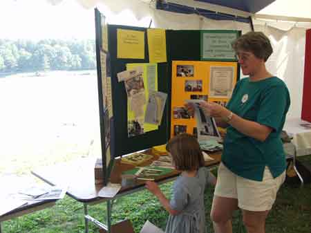 In the Display Tent