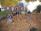 Project Crossroads volunteers repair a home.